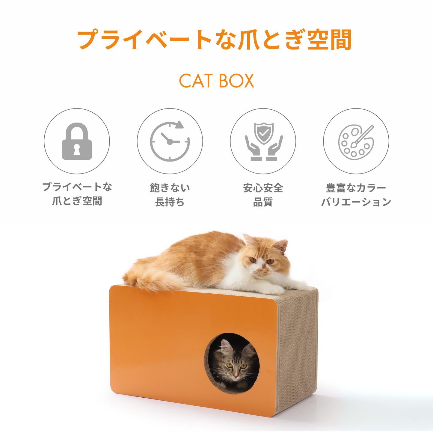 CAT BOX - WHITE